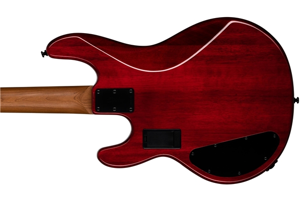 Sterling by Music Man - RAY34HH Spalted Maple Blood Orange Burst