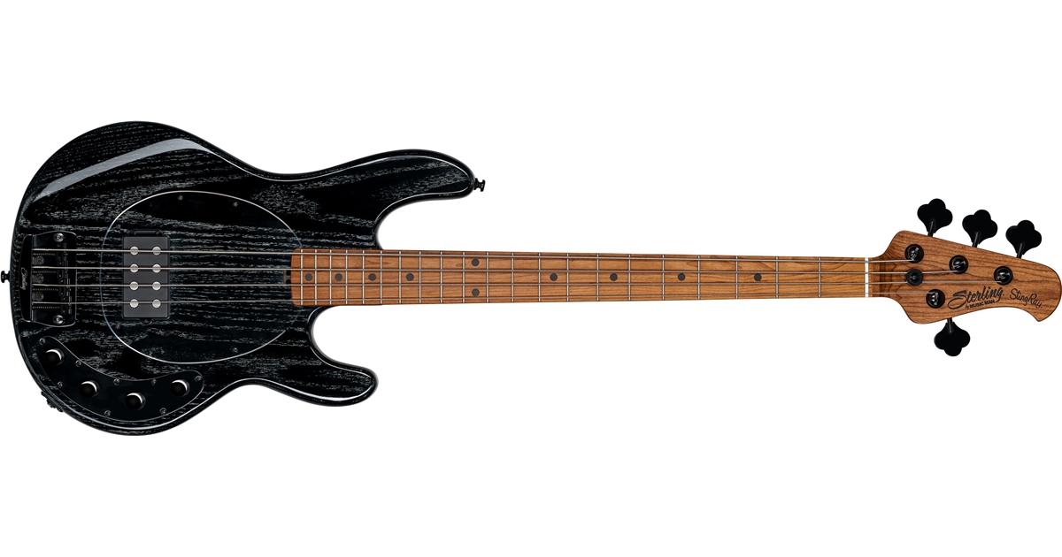 Sterling by Music Man Stingray Ray 34 ASH Black