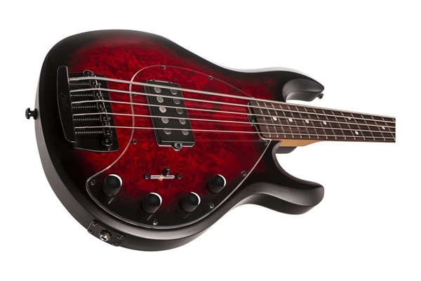 Sterling by Music Man - StingRay RAY35 PB Dark Scarlet Burst Satin