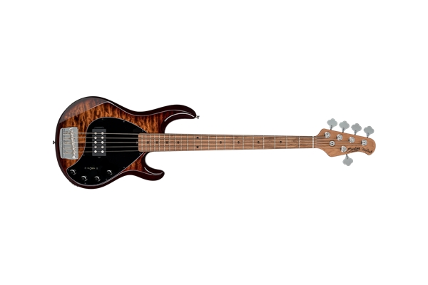 Sterling by Music Man Stingray Ray35QM 5 Quilted Island Burst