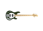 Sterling by Music Man StingRay Ray4 HH 4 Corde Olive Tastiera Acero