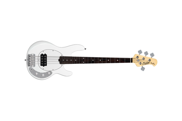 Sterling by Music Man Stingray Short Scale 4 Corde Olympic White