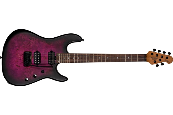 Sterling by Music Man - Richardson 6 Cosmic Purple Burst Satin