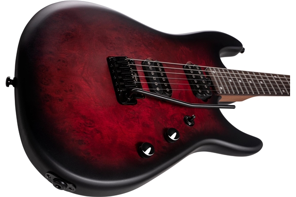 Sterling by Music Man - Richardson 6 Dark Scarlet Burst Satin