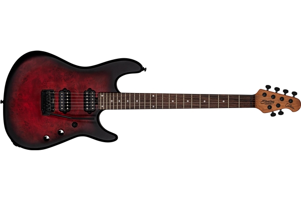 Sterling by Music Man Richardson 6 Dark Scarlet Burst Satin