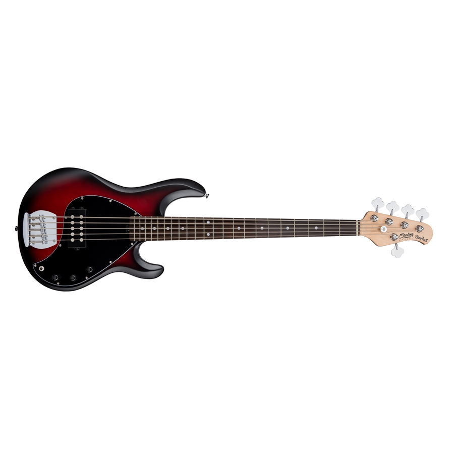 Sterling by Music Man Stingray Ray5 5 Red Burst Satin