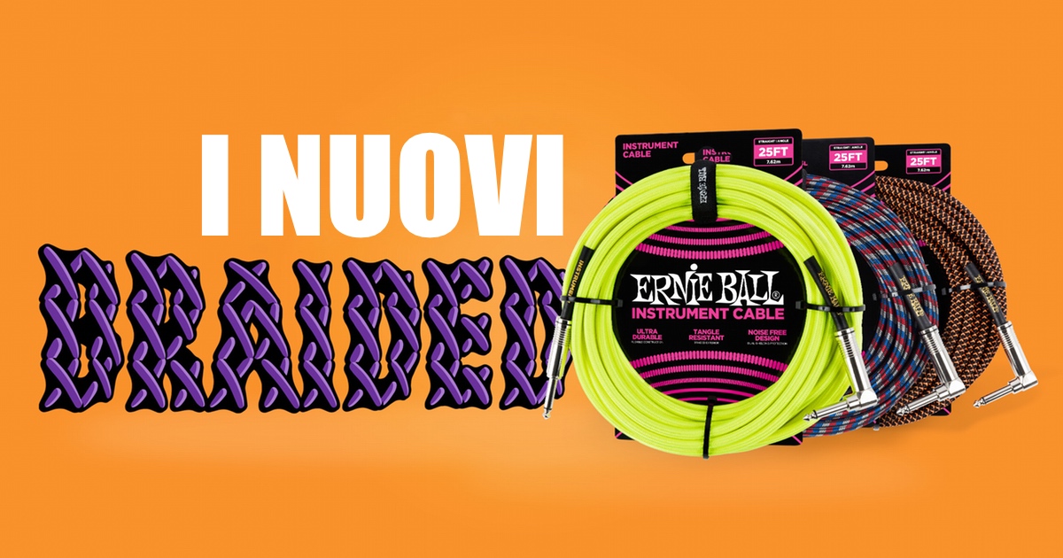 Ernie Ball Braided Cables Ernie Ball Braided Cables
