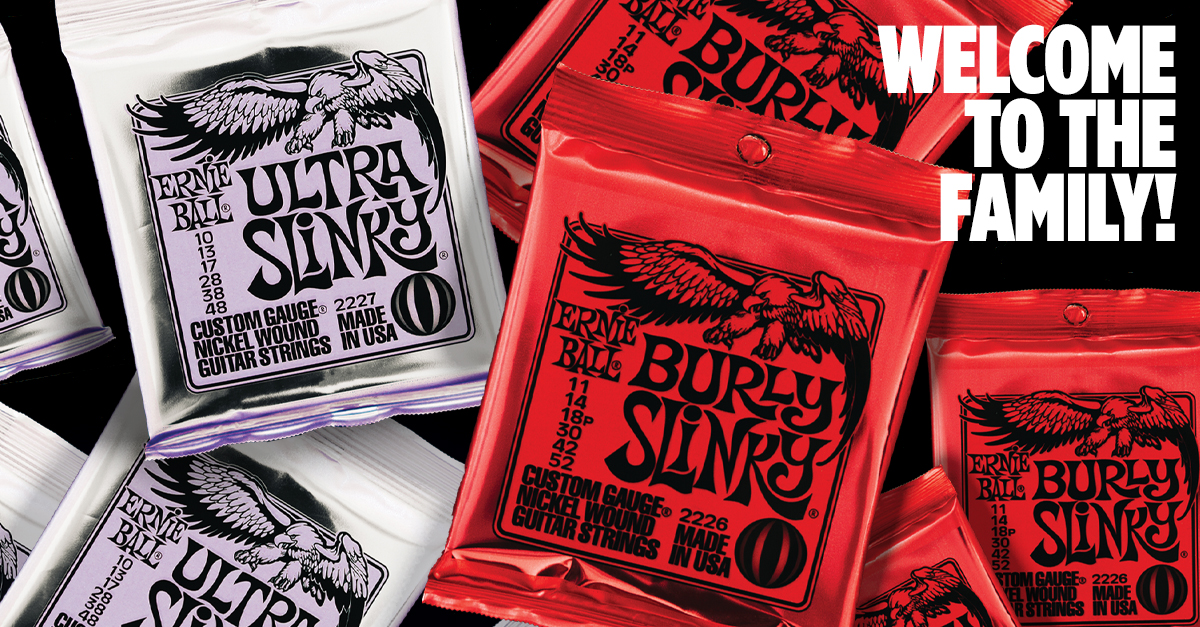 Ernie Ball: Le Nuove Slinky 2019 Ernie Ball: Le Nuove Slinky 2019