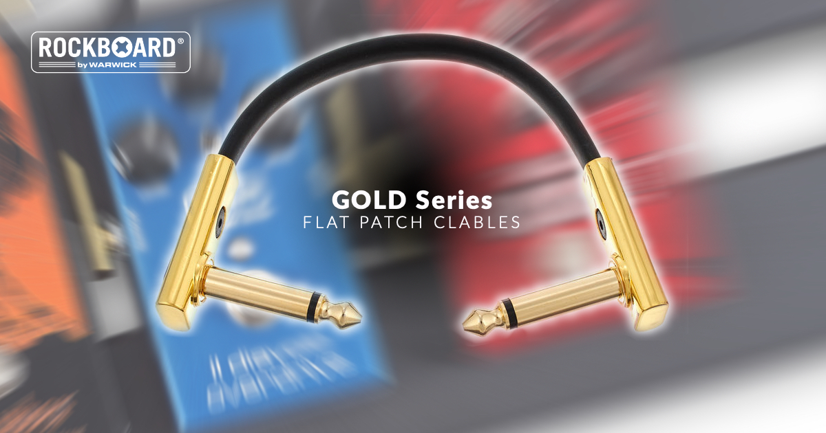 Rockboard Gold Flat Patch Cables Rockboard Gold Flat Patch Cables