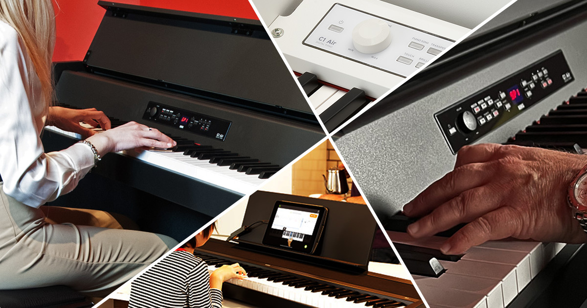 I Pianoforti digitali Home serie Concert di KORG concepiti per riprodurre la sensazione di un vero piano a coda in una sala da concerto I Pianoforti digitali Home serie Concert di KORG concepiti per riprodurre la sensazione di un vero piano a coda in una sala da concerto