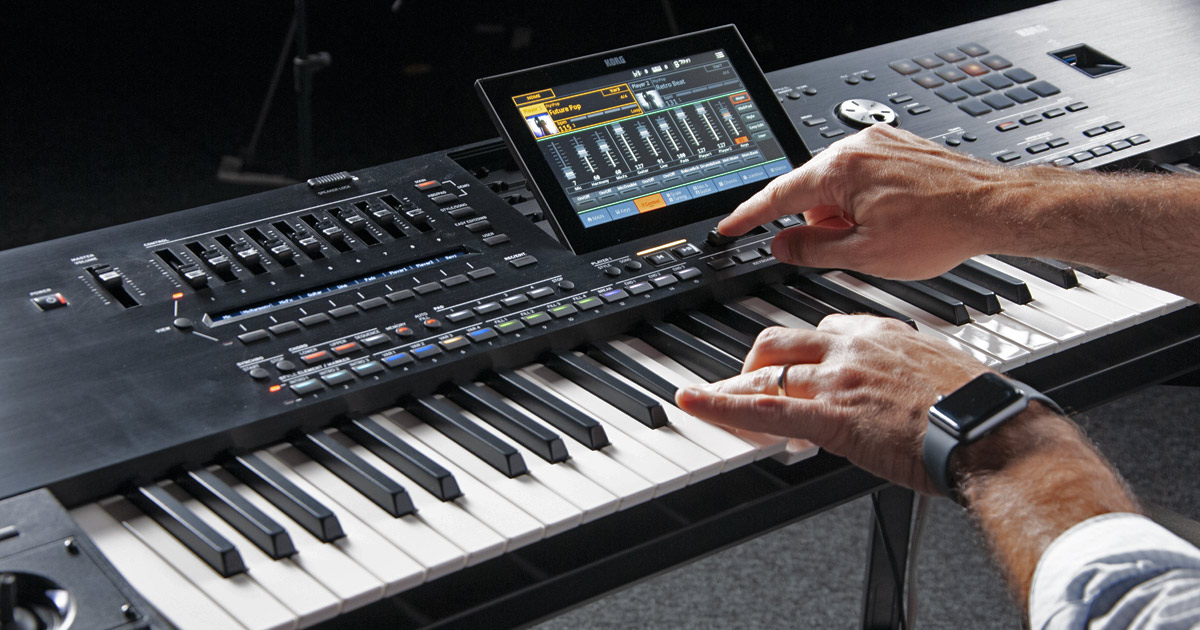 Panoramica della Top Arranger Workstation KORG Pa5X Panoramica della Top Arranger Workstation KORG Pa5X
