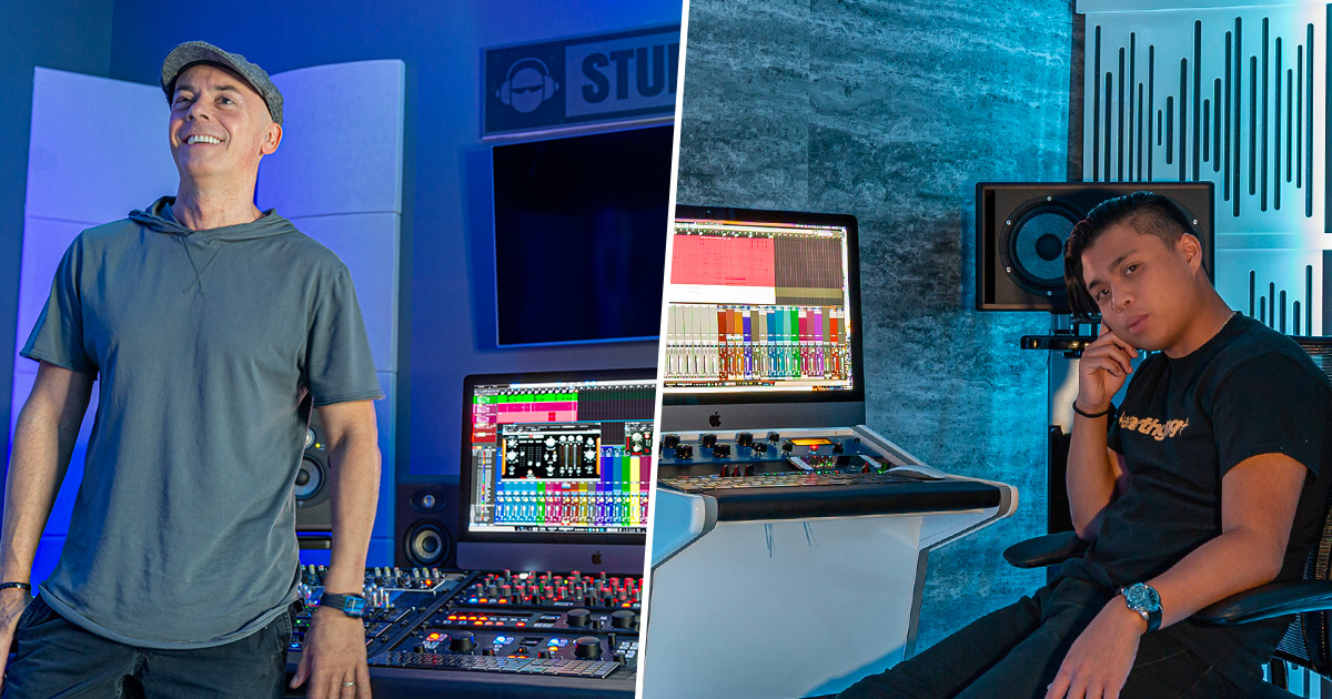 Luca Pretolesi e Robert Guzman al DMI Studio di Las Vegas con Focal Professional Luca Pretolesi e Robert Guzman al DMI Studio di Las Vegas con Focal Professional