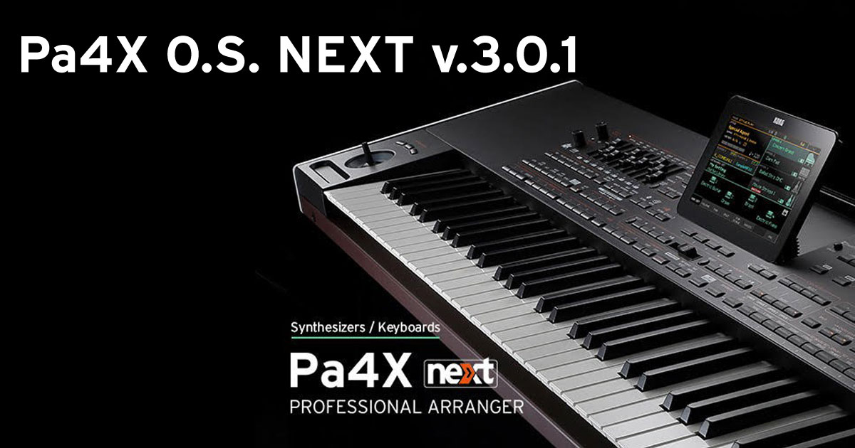 Aggiornamento per il nuovo OS Pa4X Next