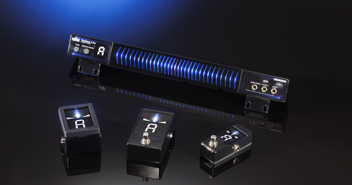 La serie completa degli accordatori professionali KORG Pitchblack PBX La serie completa degli accordatori professionali KORG Pitchblack PBX