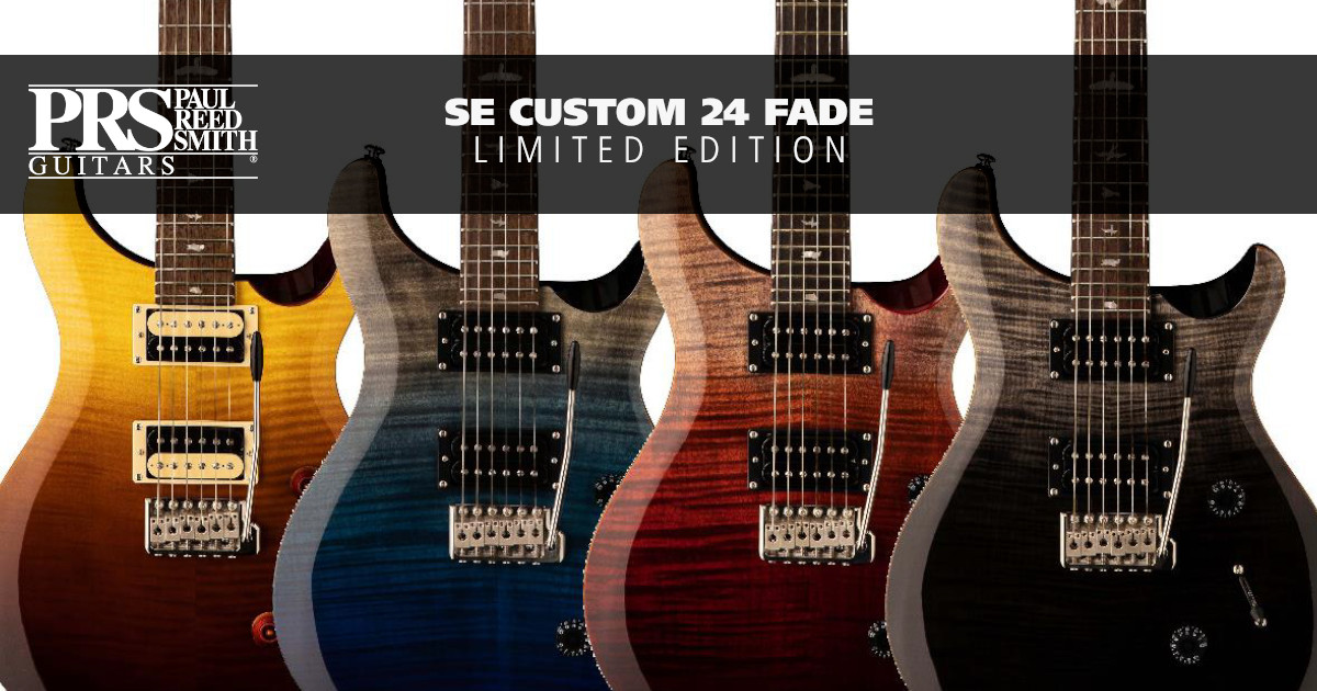 PRS Introduce le Chitarre Elettriche SE Custom 24 Fade in Edizione Limitata PRS Introduce le Chitarre Elettriche SE Custom 24 Fade in Edizione Limitata