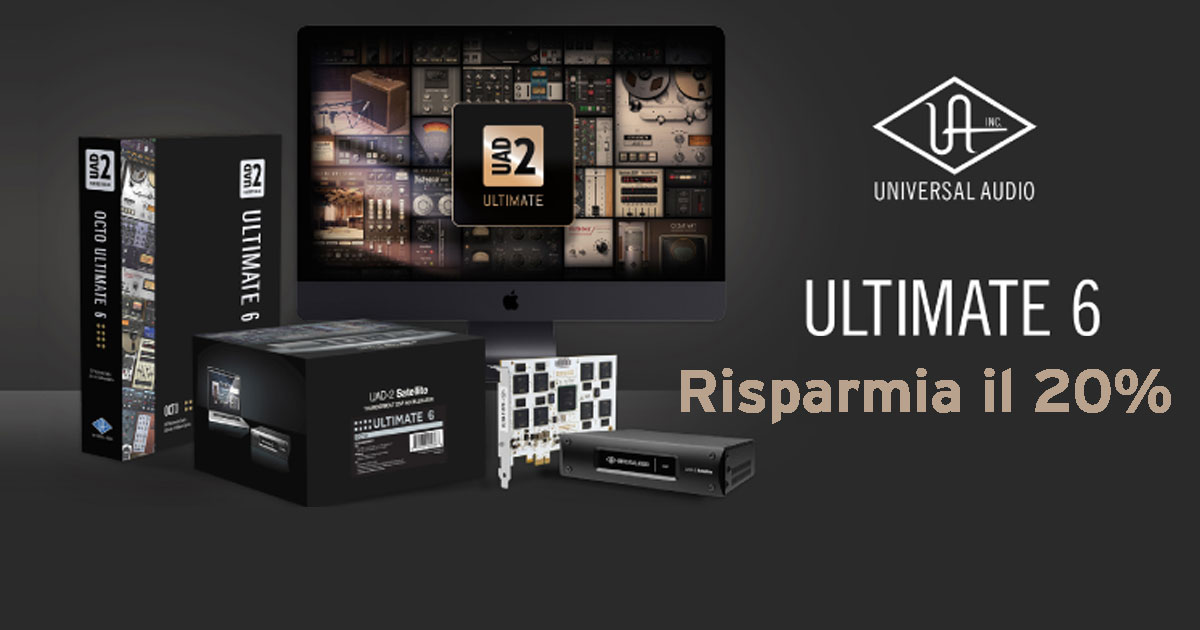 Promozione Universal Audio UAD-2 OCTO Ultimate