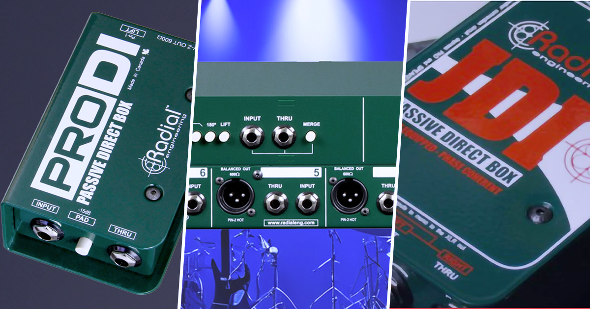Progettate senza compromessi: le direct box passive Radial Engineering offrono una resa audio superiore Progettate senza compromessi: le direct box passive Radial Engineering offrono una resa audio superiore