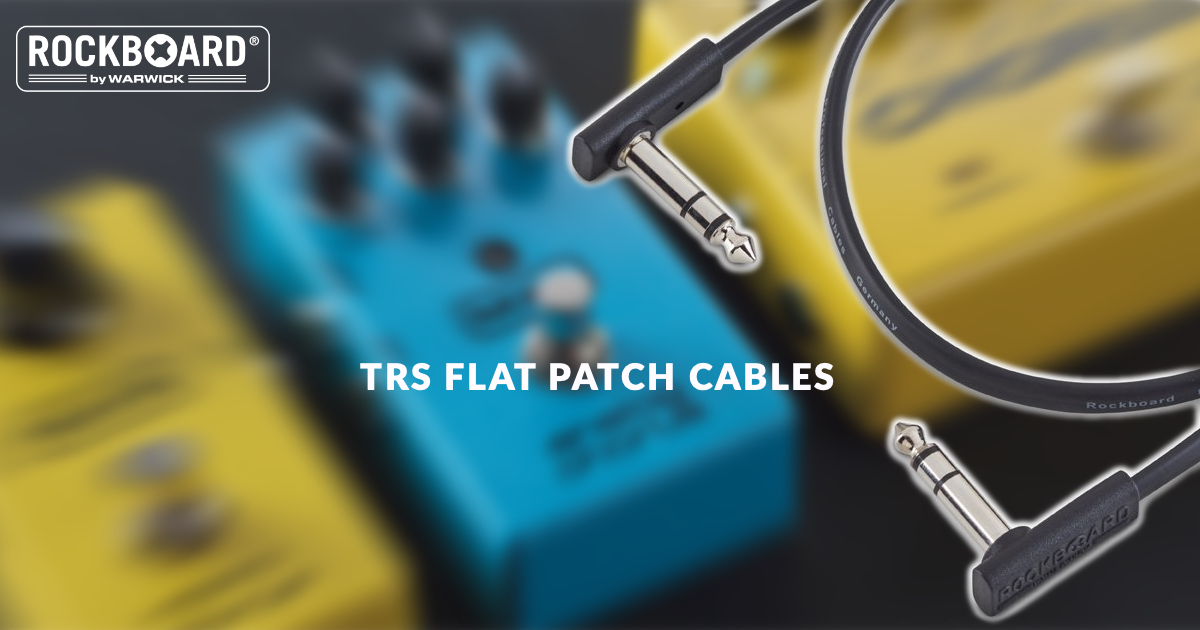 Rockboard TRS Flat Patch Cables Rockboard TRS Flat Patch Cables