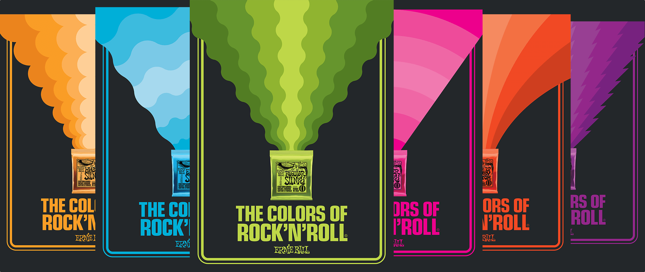 Ernie Ball: i colori del Rock&Roll