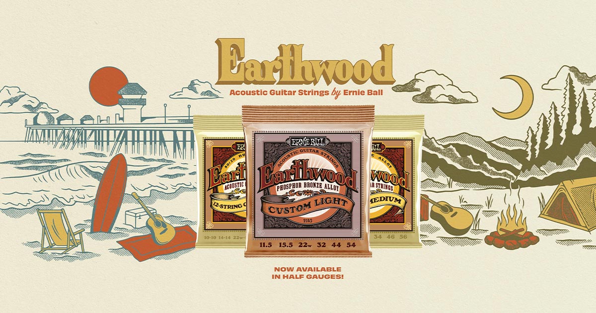 Le nuove mute di corde Earthwood per chitarra acustica a 6 e 12 corde di casa Ernie Ball - novità 2022 Le nuove mute di corde Earthwood per chitarra acustica a 6 e 12 corde di casa Ernie Ball - novità 2022