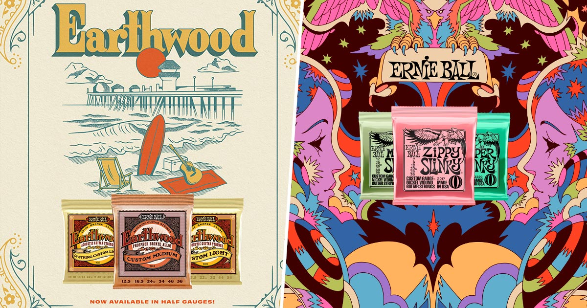 I nuovi set di corde Slinky e Earthwood con scalature intermedie d casa Ernie Ball I nuovi set di corde Slinky e Earthwood con scalature intermedie d casa Ernie Ball