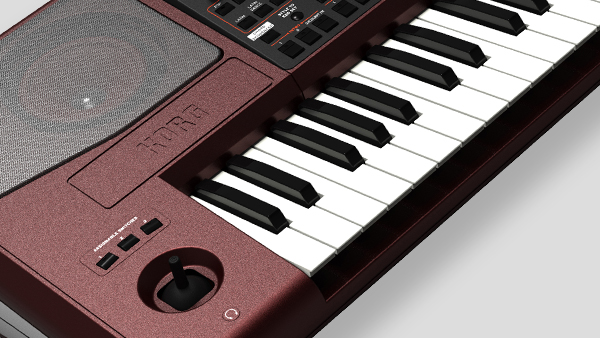 KORG Pa1000 offre una tastiera 61 dal tocco consistente sensibile alla velocity e con Aftertouch