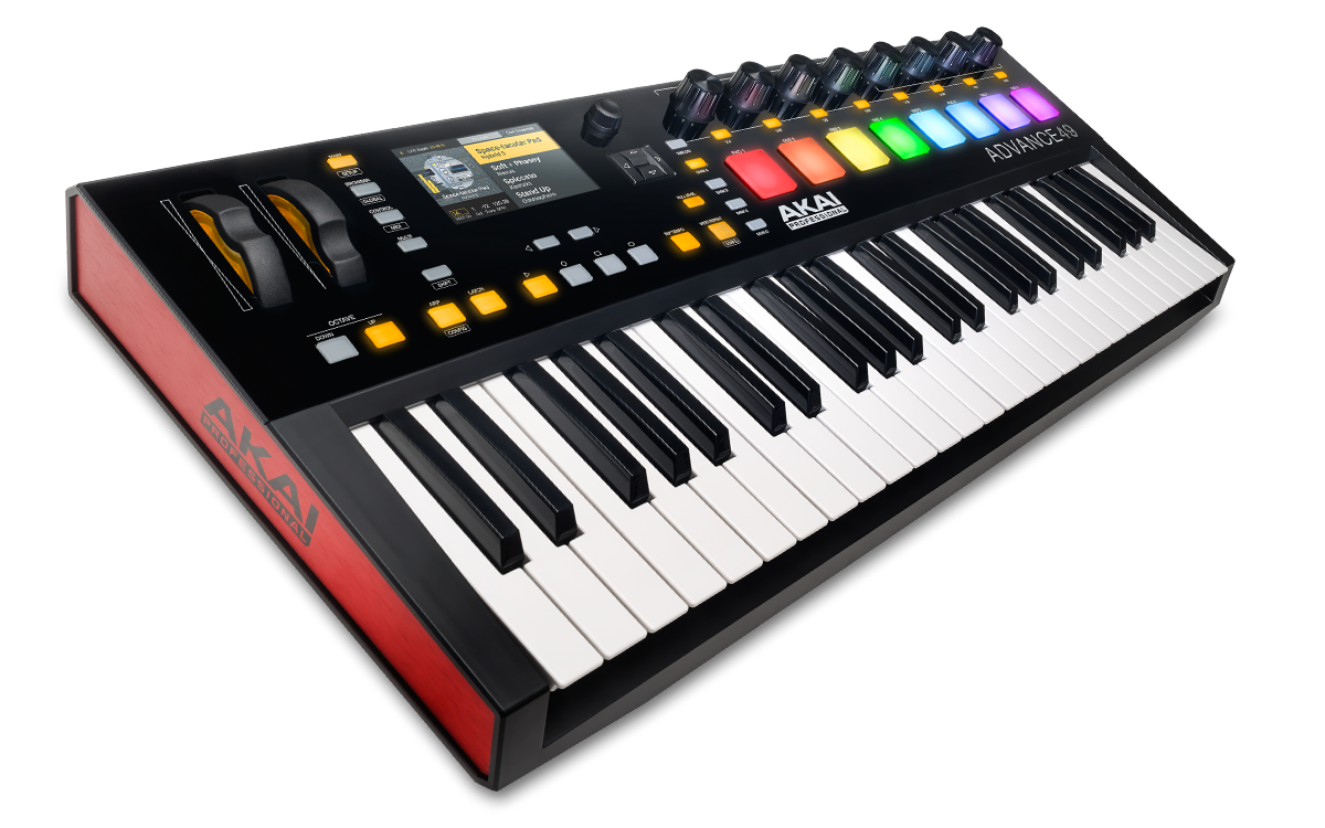 AKAI PROFESSIONAL ADVANCE 49 CONTROLLA TUTTI I TUOI VST ALL'INTERNO DI CUBASE, ABLETON LIVE, LOGIC; oppure in standalone con la funzione MULTI di VIP