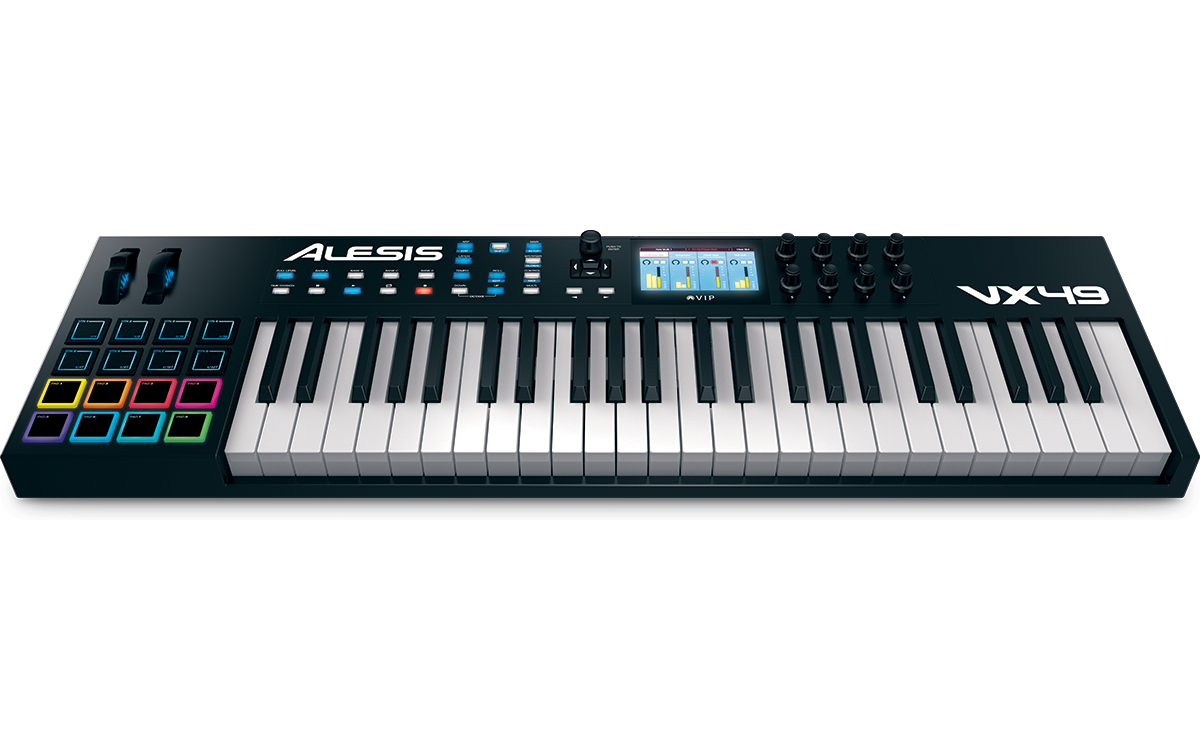 CON ALESIS VX49 CONTROLLI TUTTI I VIRTUAL INSTRUMENT ED EFFETTI VST NEI SOFTWARE DAW E IN STANDALONE