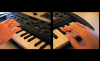 Denkitribe koerg microsampler, sintetizzatore korg