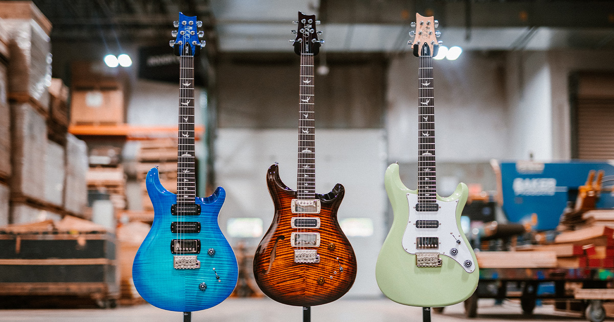 La serie SE di PRS si amplia con tre nuovi modelli: la SE Studio Standard, la SE Studio e la SE Special Semi-Hollow La serie SE di PRS si amplia con tre nuovi modelli: la SE Studio Standard, la SE Studio e la SE Special Semi-Hollow