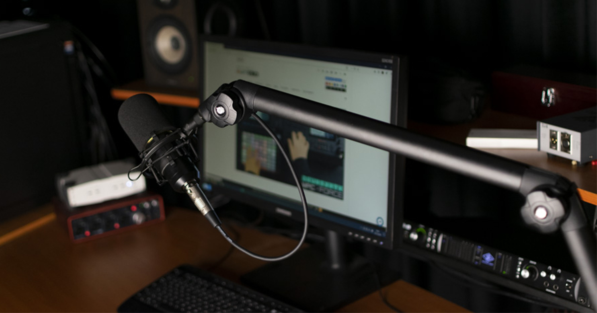 microphone boom arm A26 quiklok