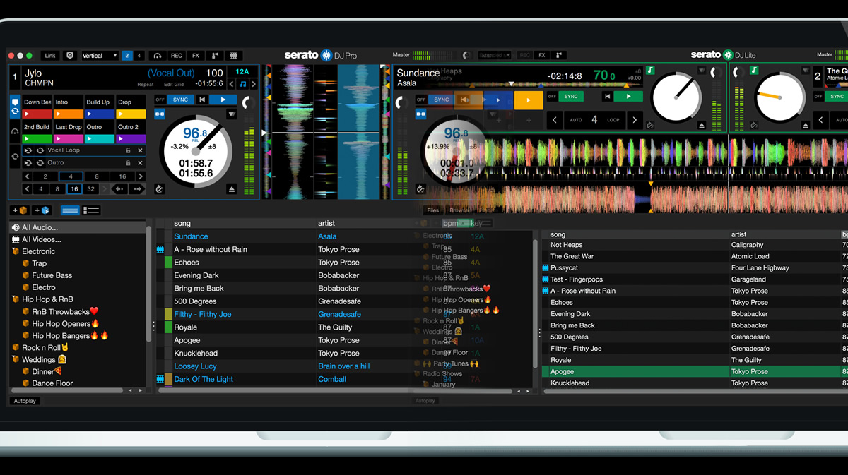 Serato DJ PRO e Serato DJ LITE