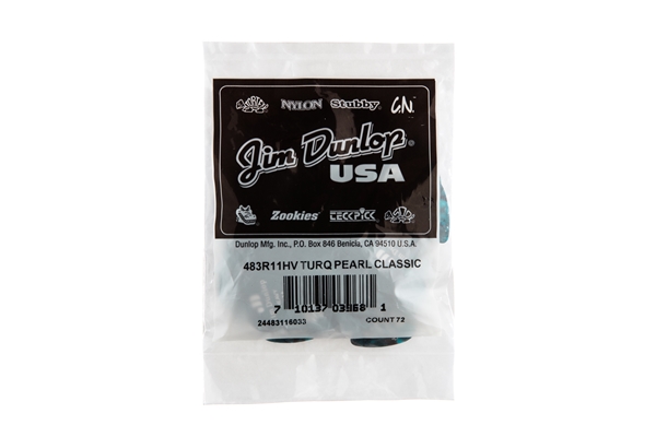 Dunlop 483R#11 Turquoise Perloid - Heavy
