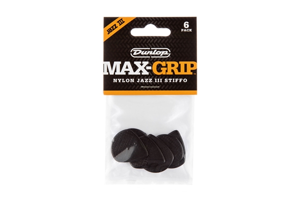 Dunlop 471P3S Max-Grip Jazz III Black Stiffo