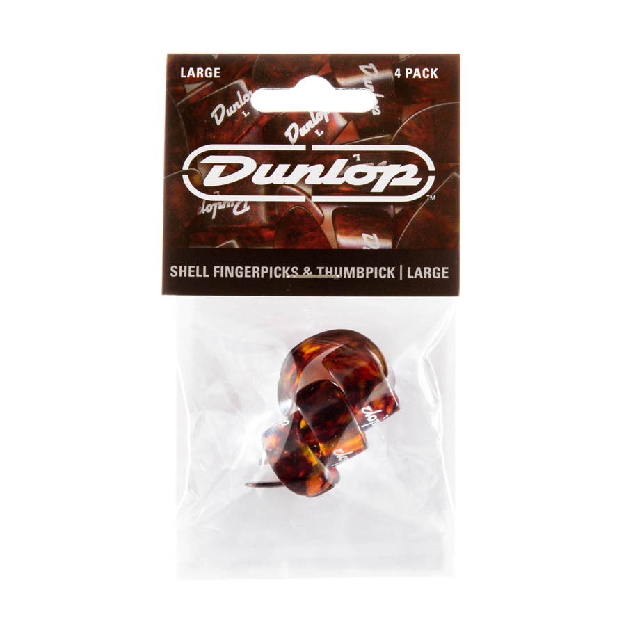 Dunlop 9020TP 3FINGER & 1THUMB - PLAYER'S PACK 4 PLETTRI