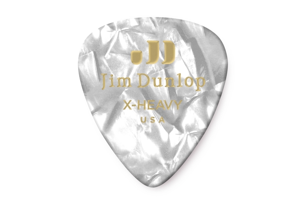 Dunlop 483P#04 White Perloid - Extra Heavy