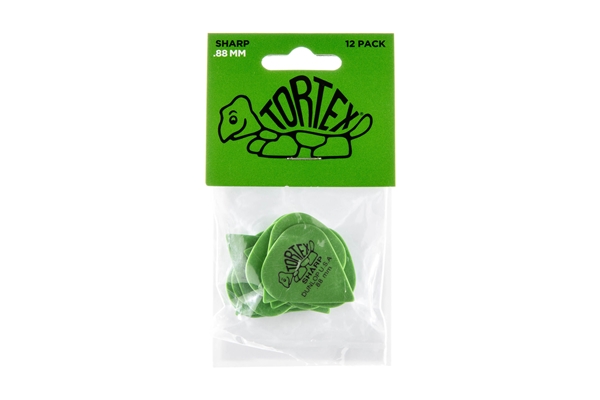 Dunlop 412P.88 Tortex Sharp Green