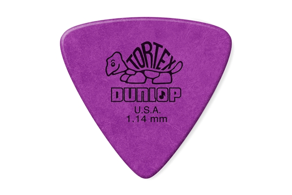 Dunlop 431P Tortex Triangle Purple 1.14