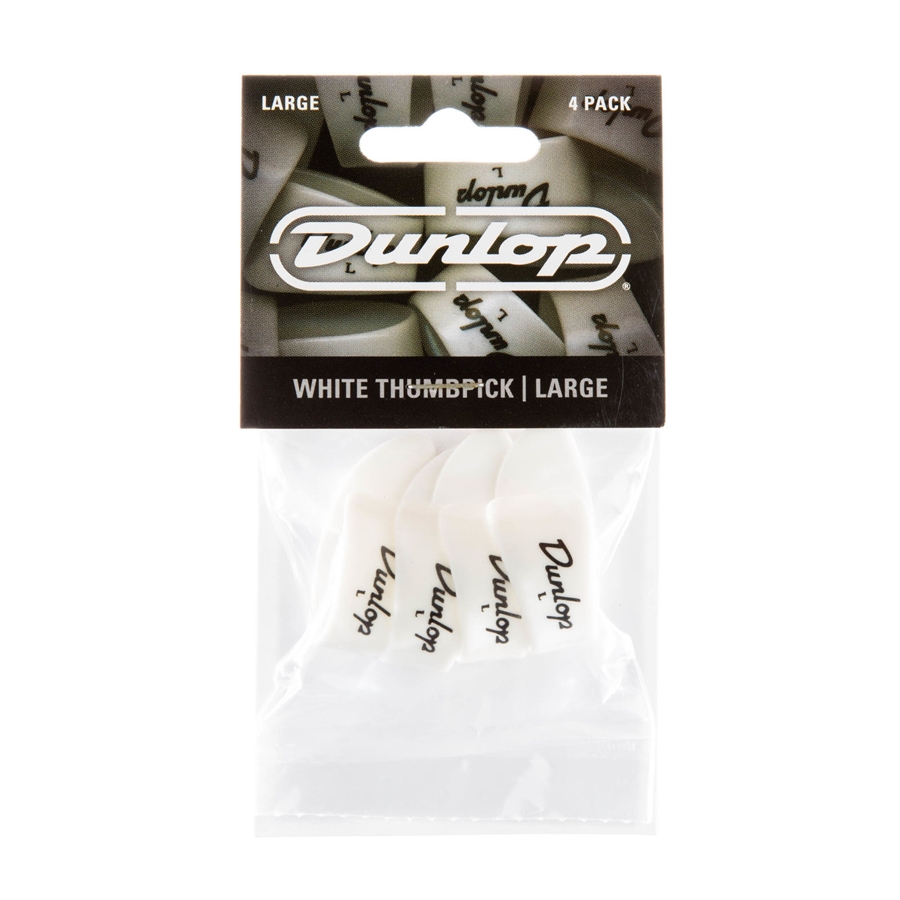 Dunlop 9003P THUMB LARGE - PLAYER'S PACK 4 PLETTRI