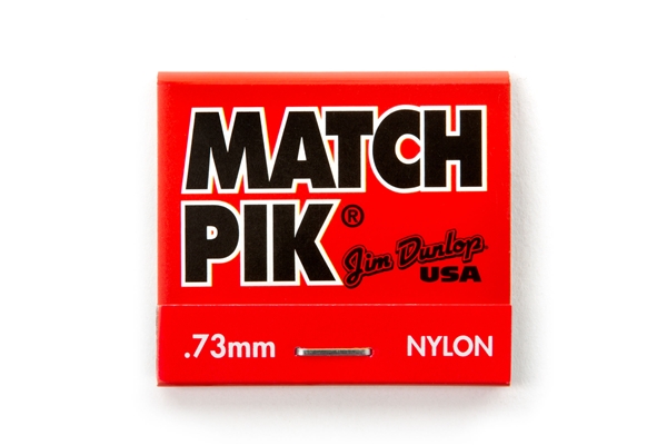 Dunlop 448R.73 Match Piks Nylon Medium Gray .73mm