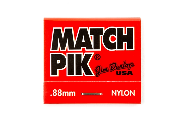 Dunlop 448R.88 Match Piks Nylon Dark Gray .88mm