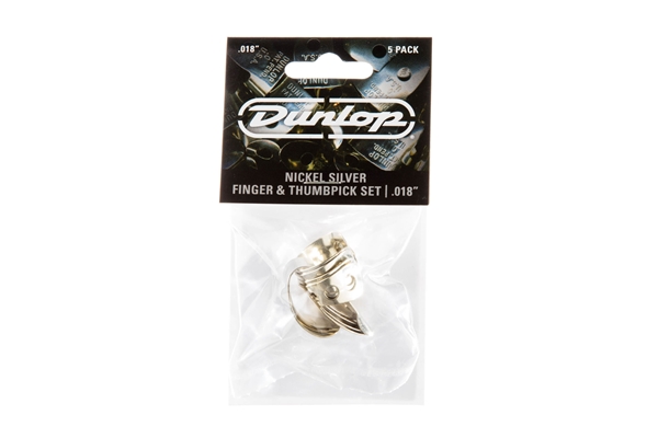 Dunlop 33P N/S 4FINGER & 1THUMB .018 - PLAYER'S PACK 5 PLETTRI