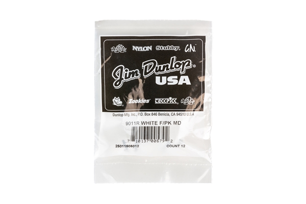Dunlop 9011R FINGER MEDIUM - BAG 12 PLETTRI