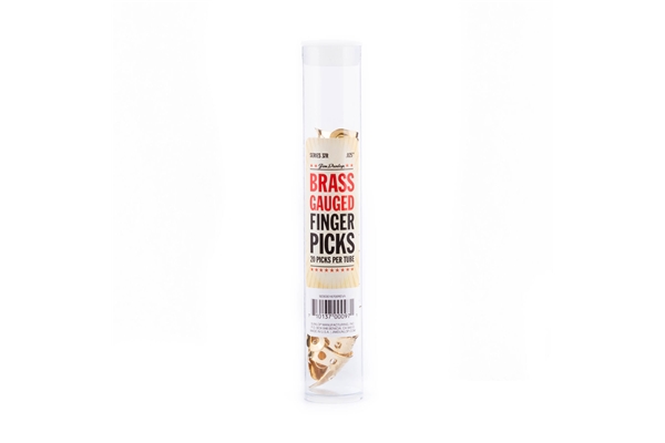 Dunlop 37R BRASS FINGER .025 - TUBO 20 PLETTRI