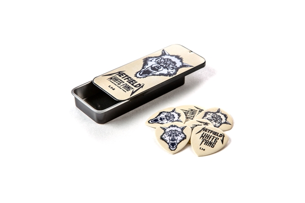 DUNLOP PH122T1.14 WHITE FANG 1.14 MM PICK TIN