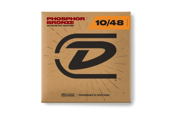 DUNLOP DAP1048 ACOUSTIC PHOSPHOR BRONZE, EXTRA LIGHT SET/6