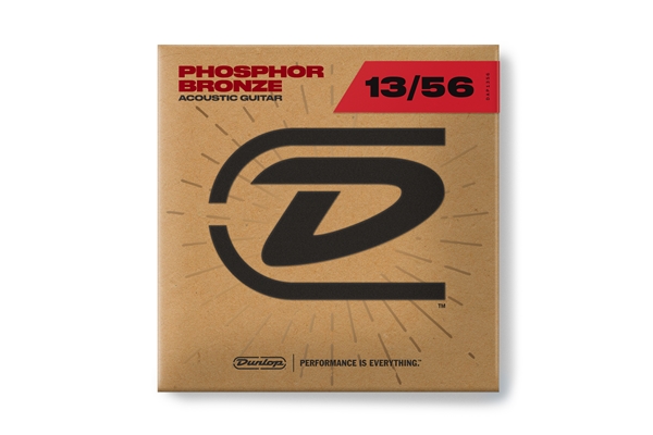 DUNLOP DAP1356 ACOUSTIC PHOSPHOR BRONZE, MEDIUM SET/6