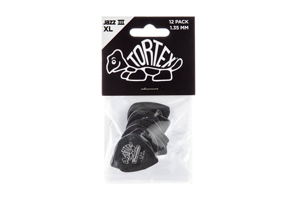Dunlop 498P1.35 TORTEX JAZZ III XL, 1.35MM