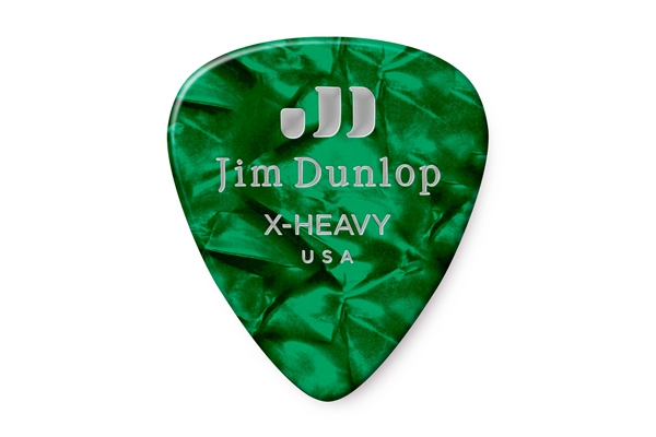Dunlop 483R#12 Green Perloid - X Heavy