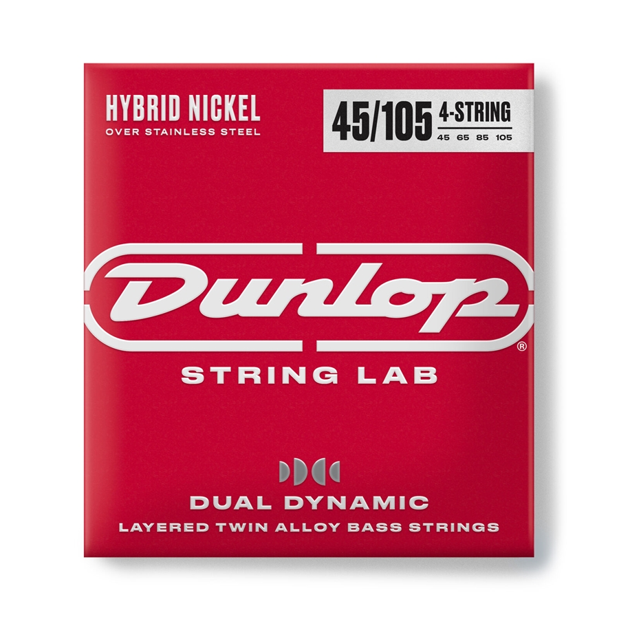 DUNLOP DBHYN45105 DUAL DYNAMIC HYBRID NICKEL SET/4